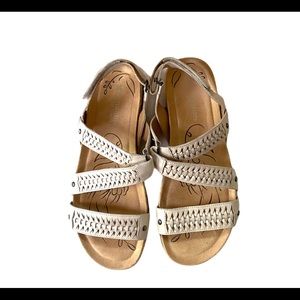 Naturalizer Eliora Strappy Sandals Porcelain 6.5
